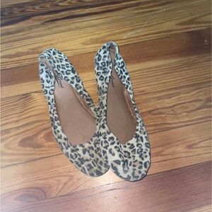 Lucky Brand Leopard Print Flats